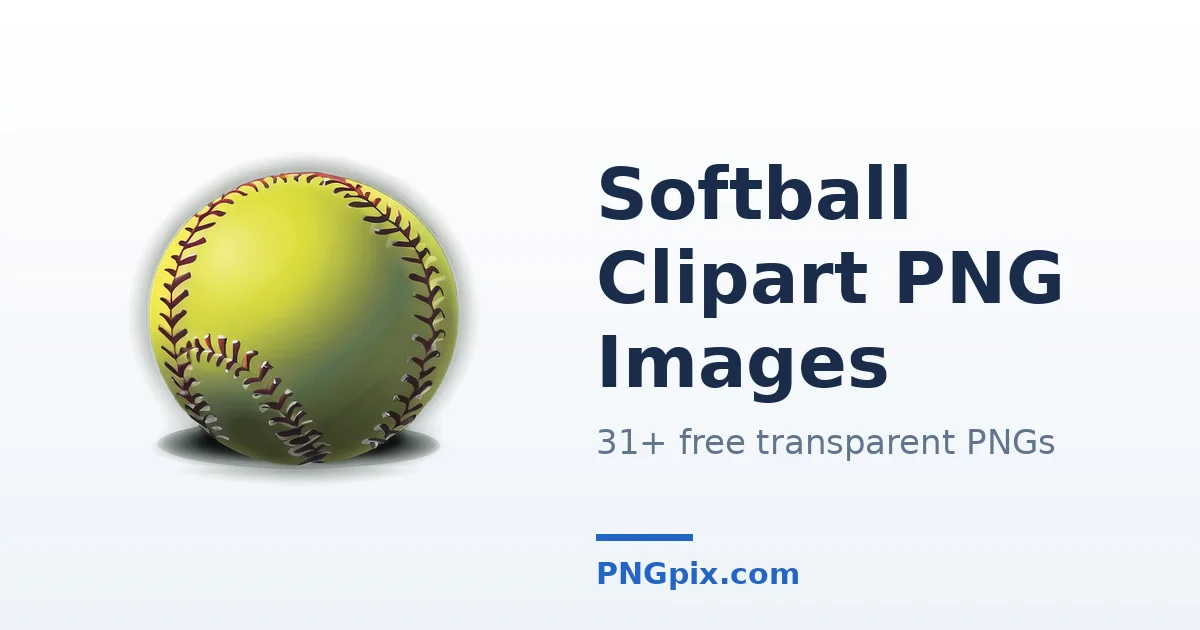 Softball Clipart PNG images