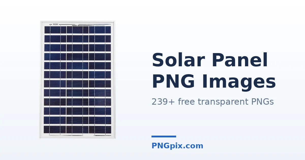 Solar Panel PNG images