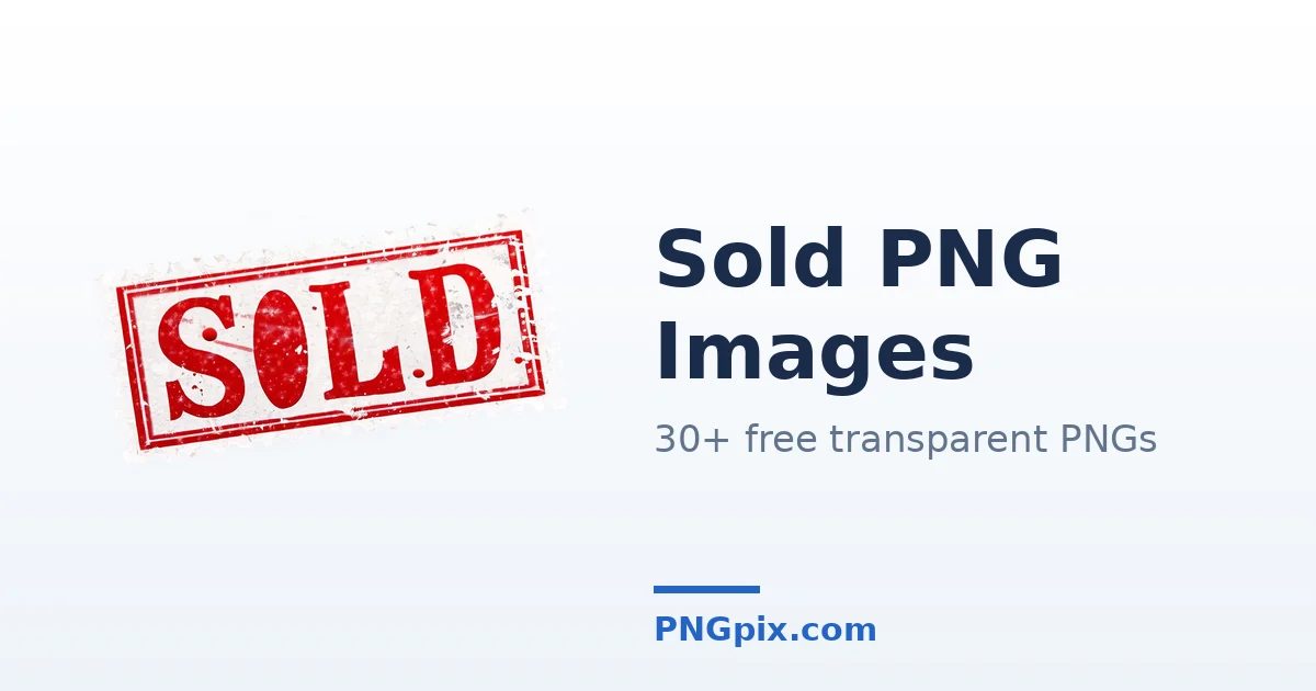 Sold PNG images