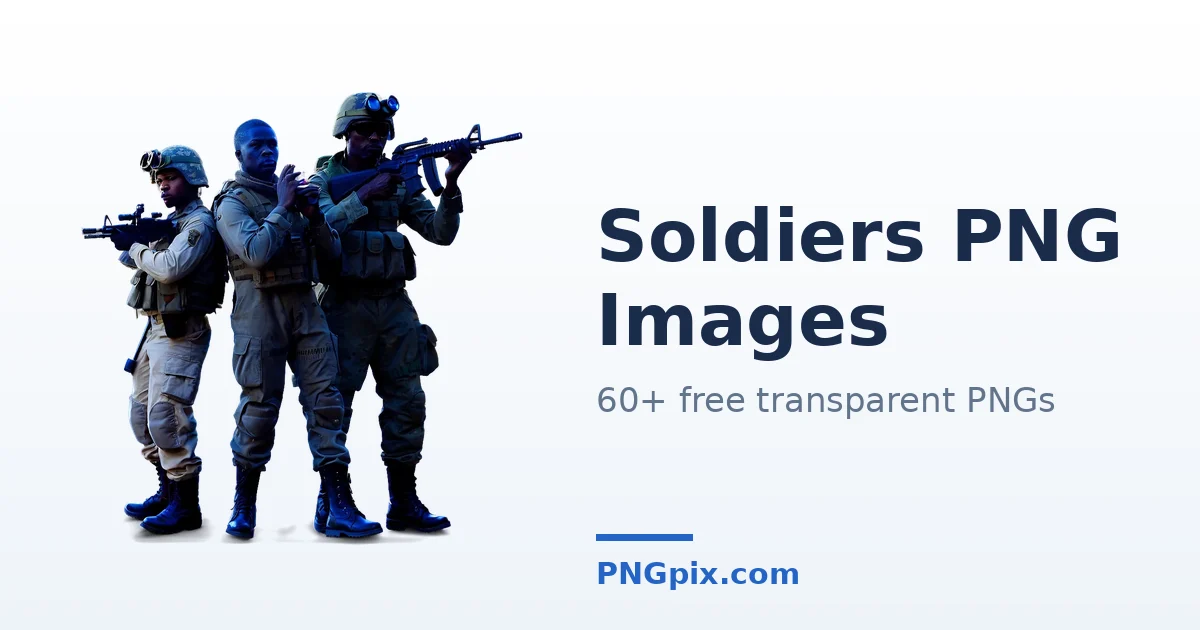 Soldiers PNG images