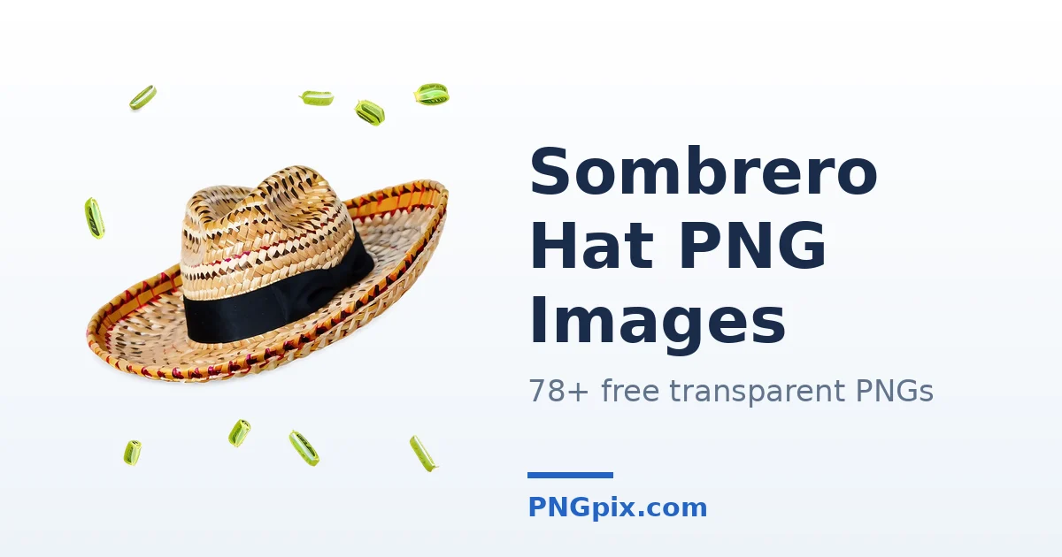 Sombrero Hat PNG images