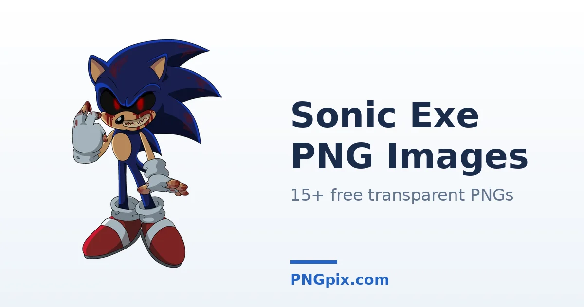 Sonic Exe PNG images