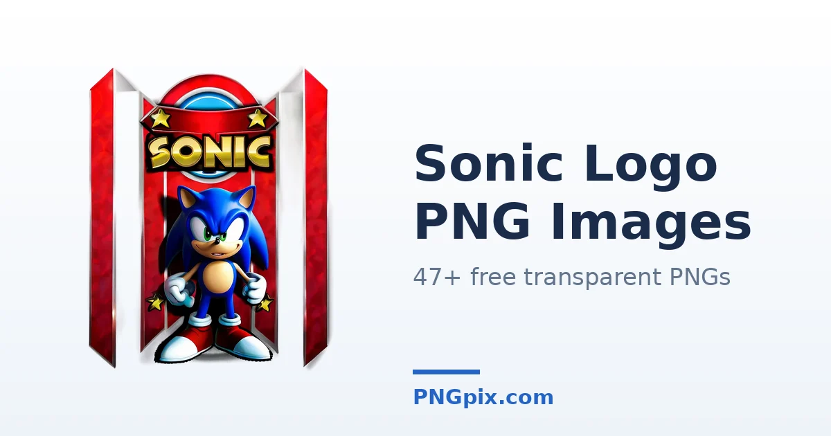Sonic Logo PNG images