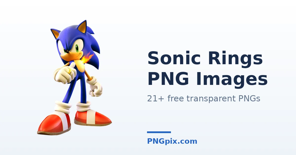 Sonic Rings PNG images