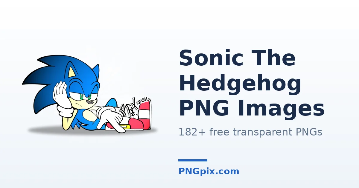 Sonic The Hedgehog PNG images