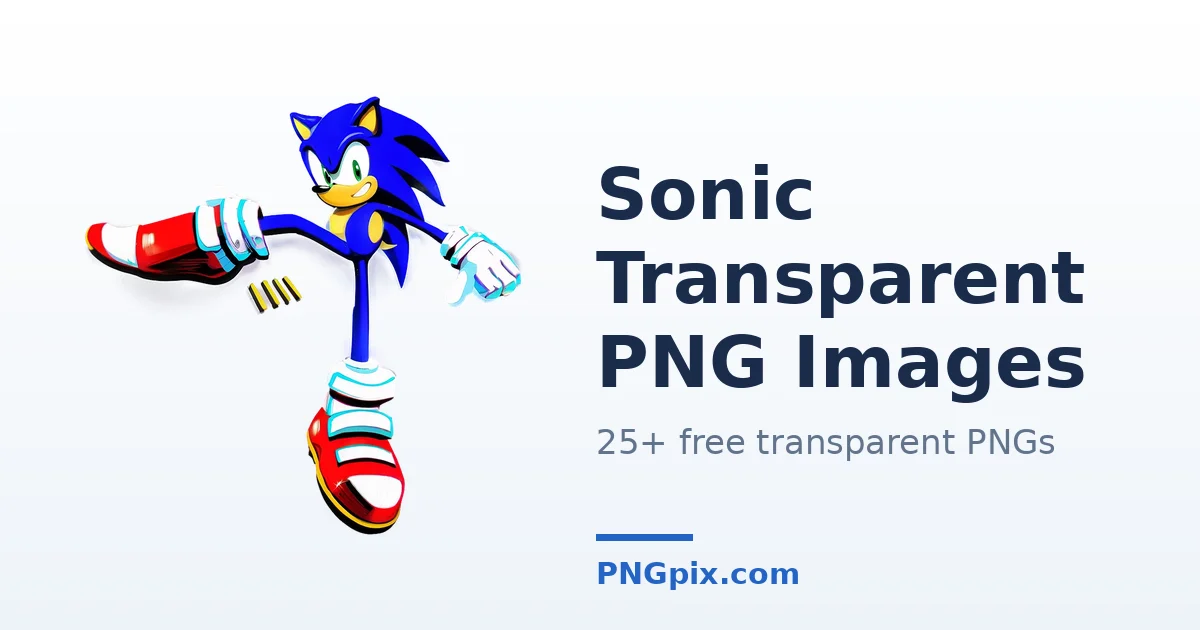 Sonic Transparent PNG images