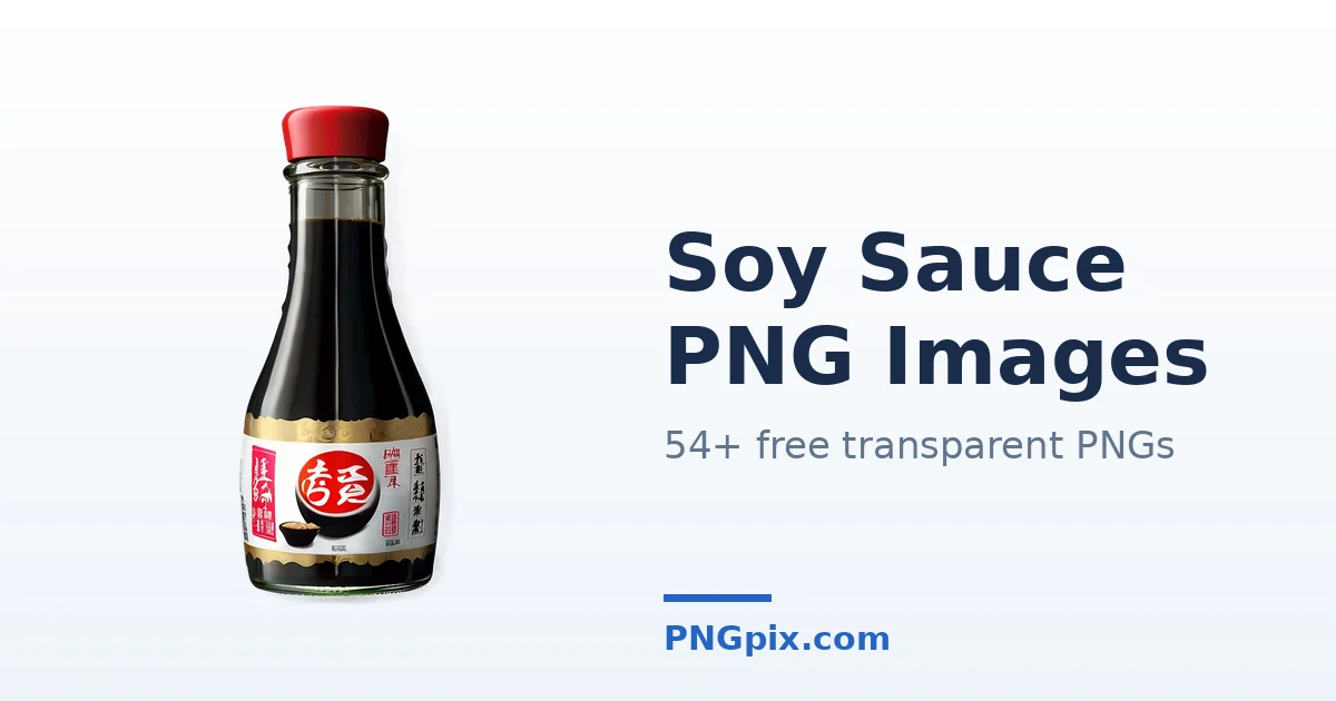 Soy Sauce PNG images