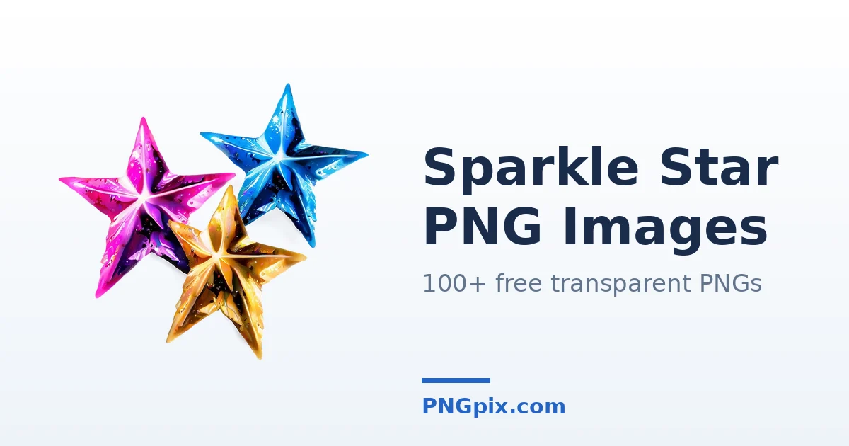Sparkle Star PNG images