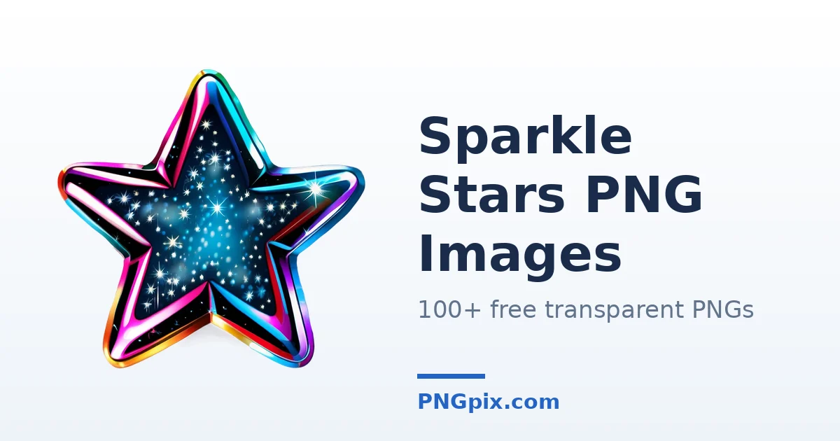 Sparkle Stars PNG images