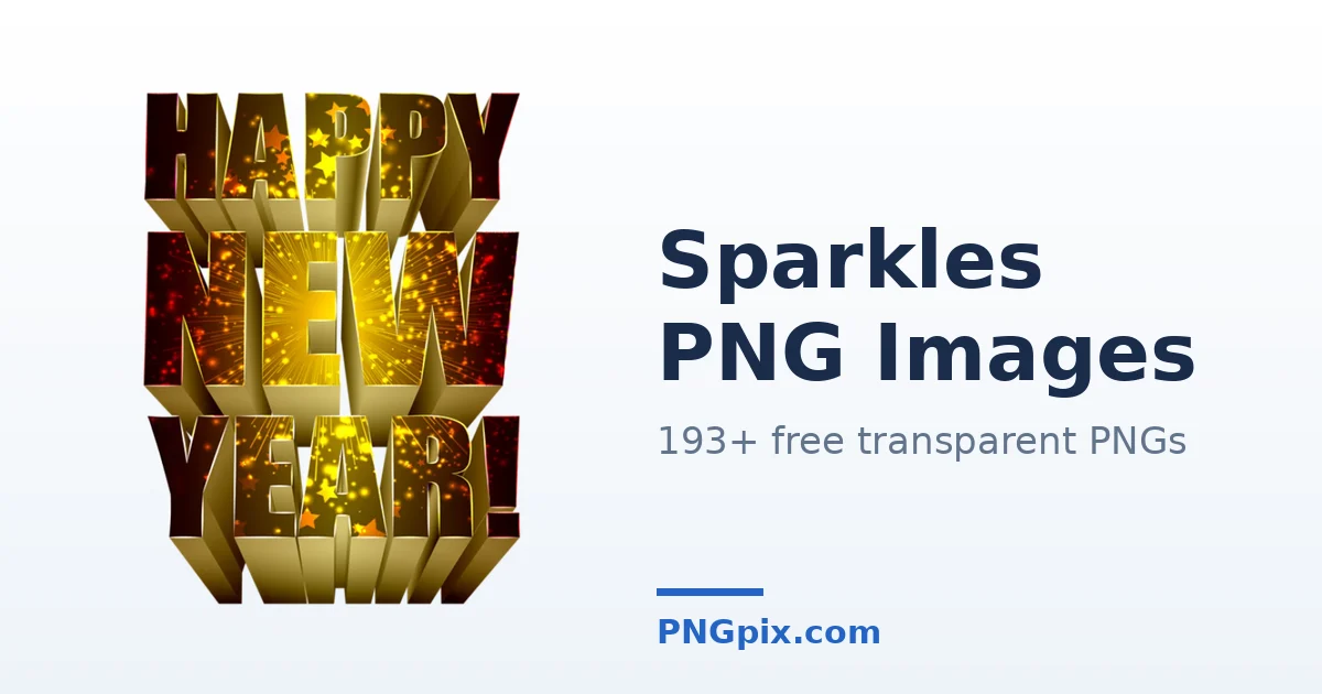 Sparkles PNG images