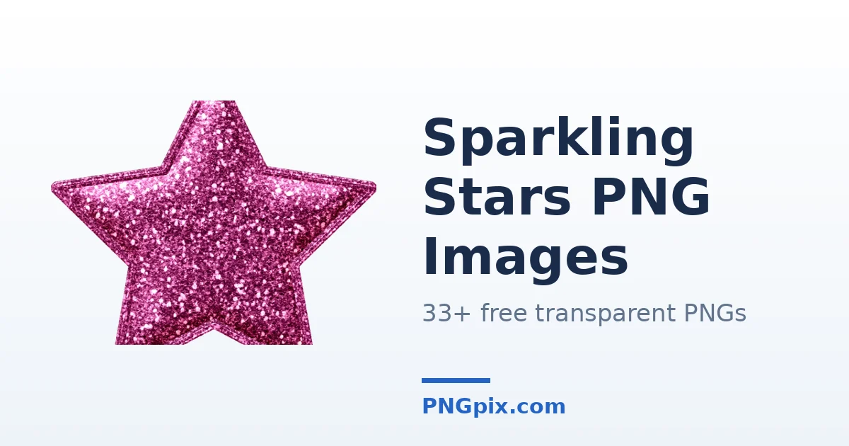 Sparkling Stars PNG images