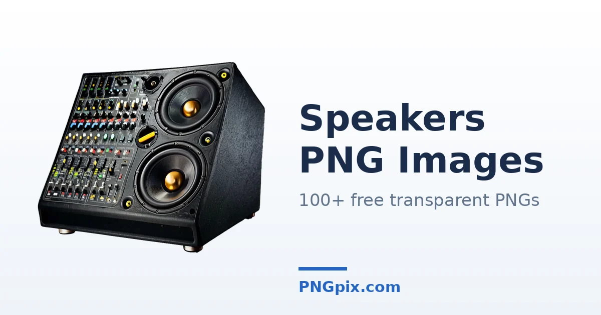 Speakers PNG images