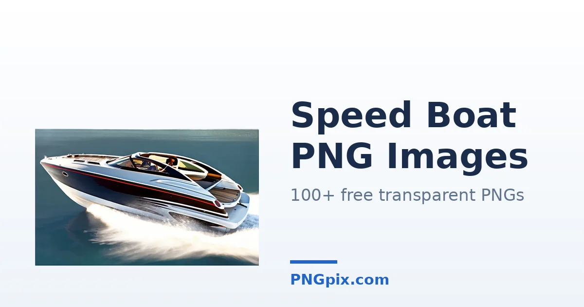 Speed Boat PNG images