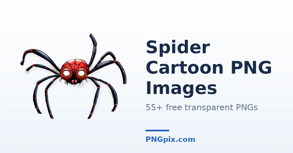 Spider Cartoon PNG images