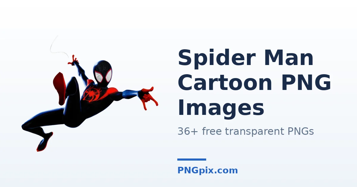Spider Man Cartoon PNG images