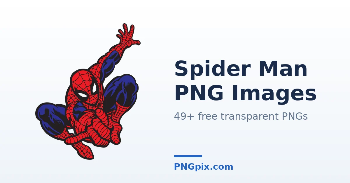 Spider Man PNG images