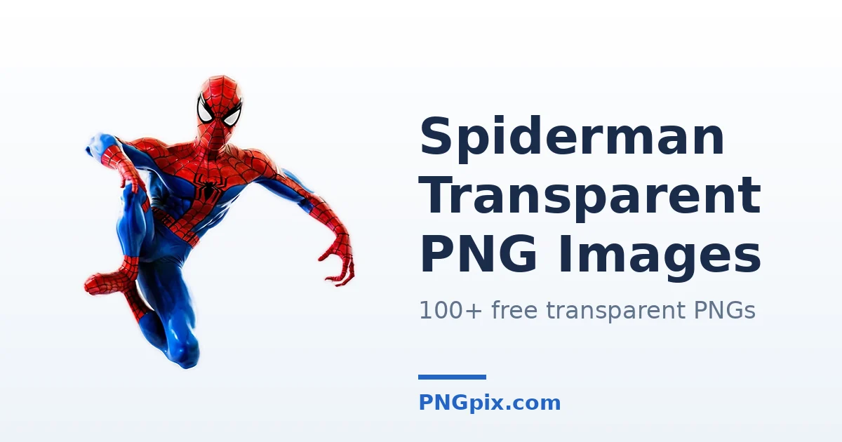 Spiderman Transparent PNG images
