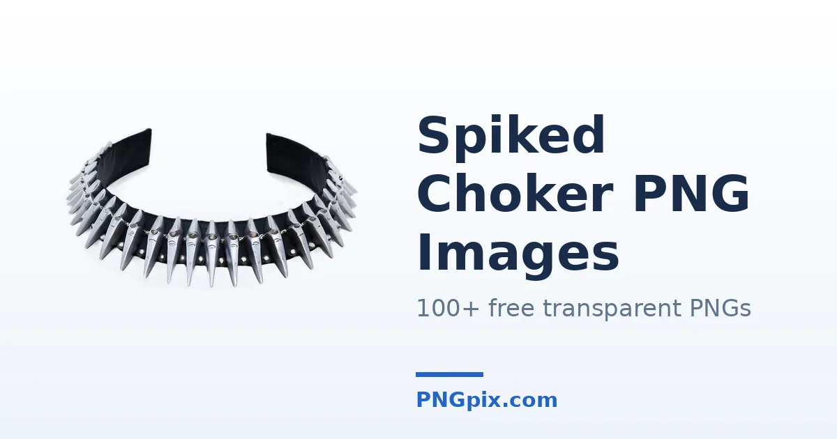 Spiked Choker PNG images