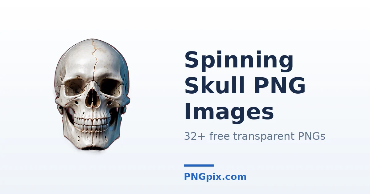 Spinning Skull PNG images