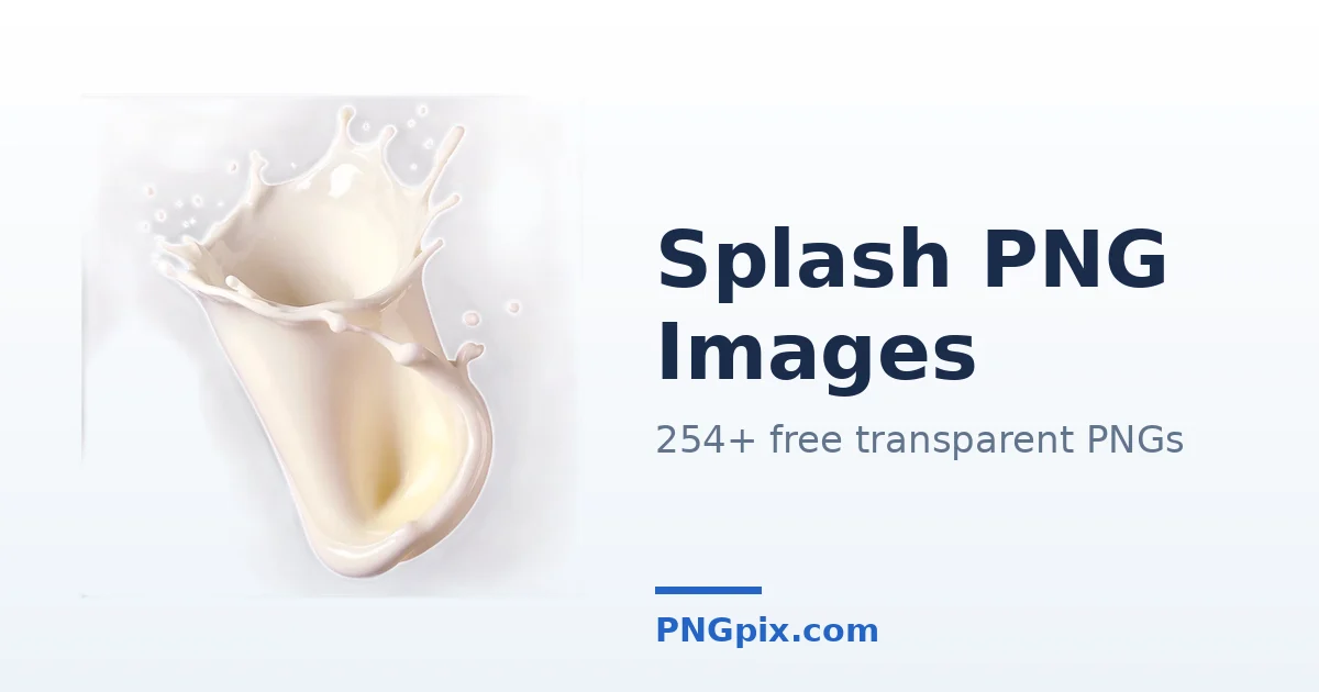 Splash PNG images