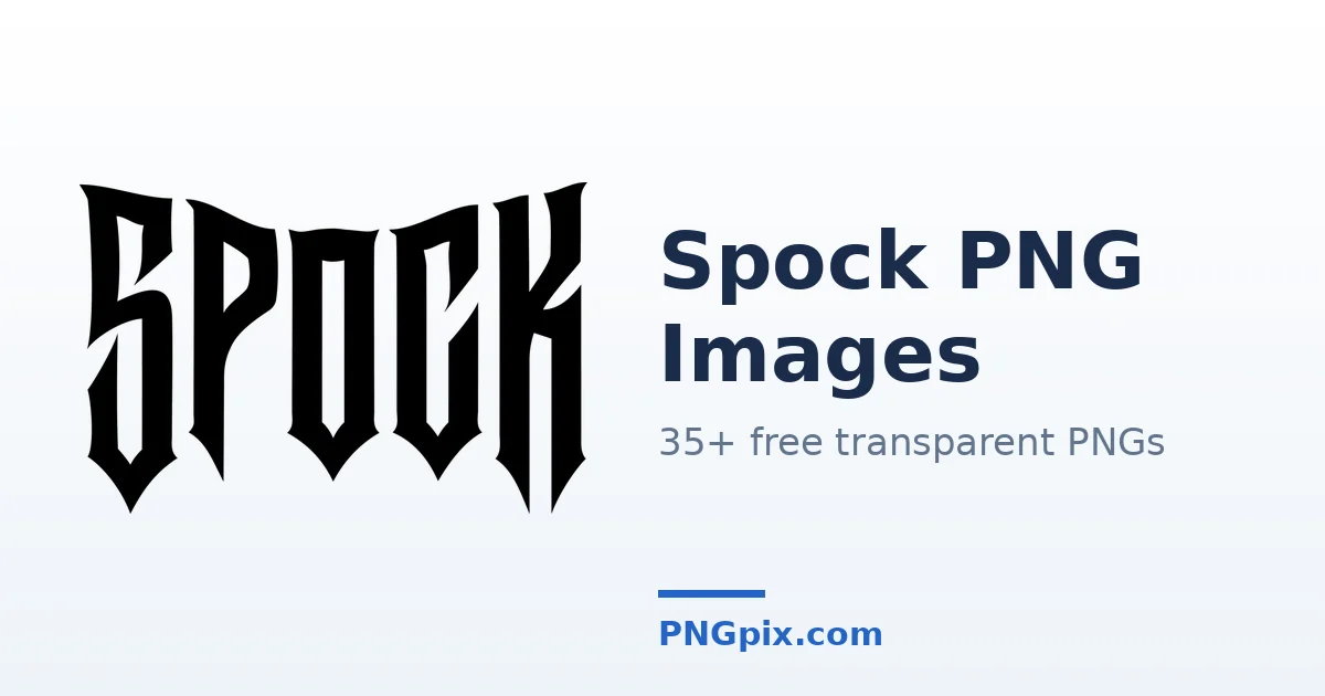 Spock PNG images