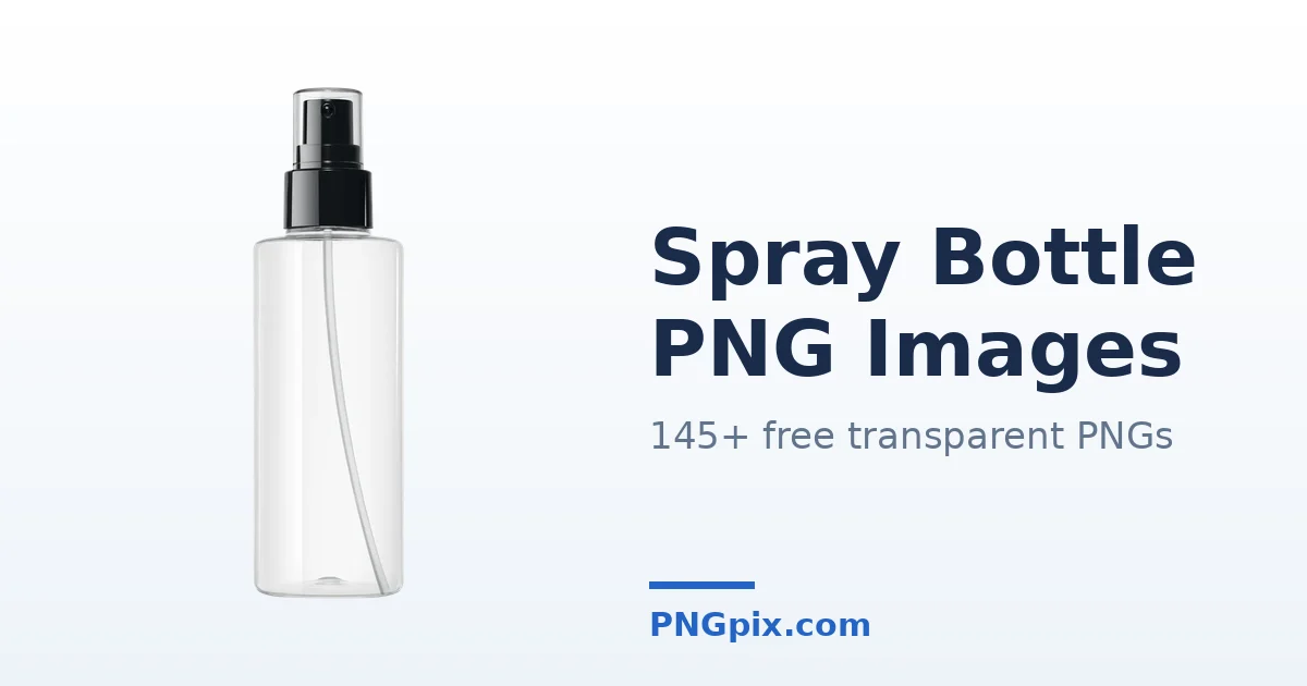 Spray Bottle PNG images
