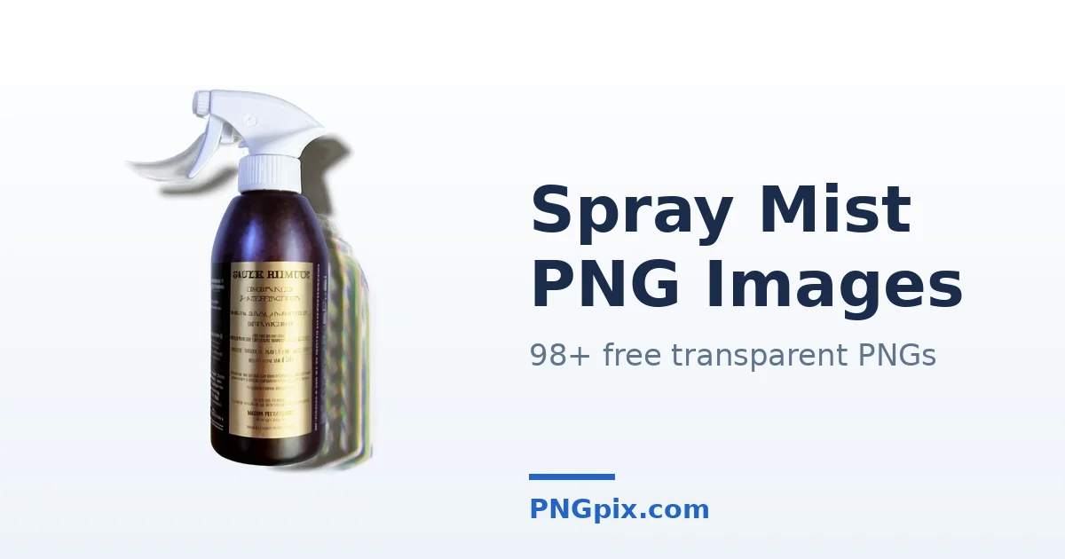 Spray Mist PNG images