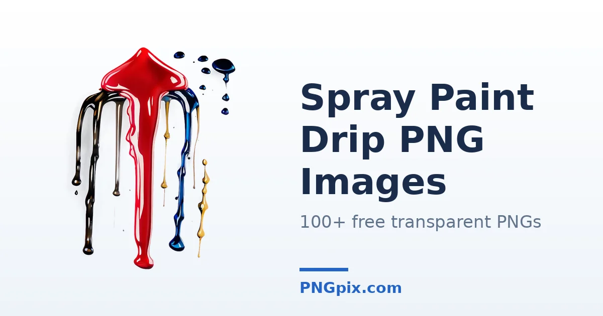 Spray Paint Drip PNG images