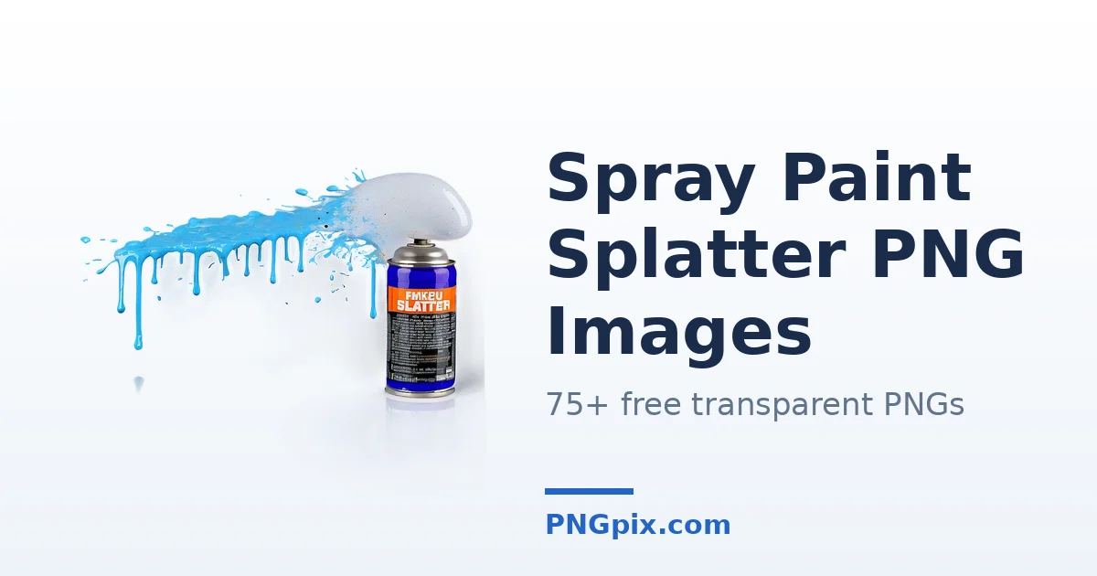 Spray Paint Splatter PNG images