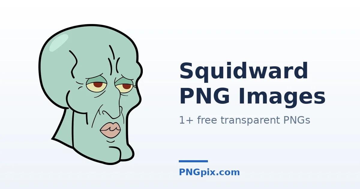 Squidward PNG images