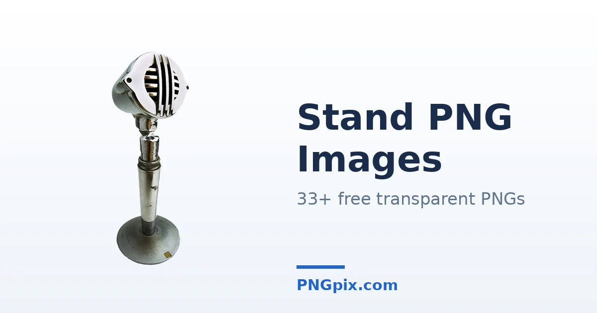 Stand PNG images