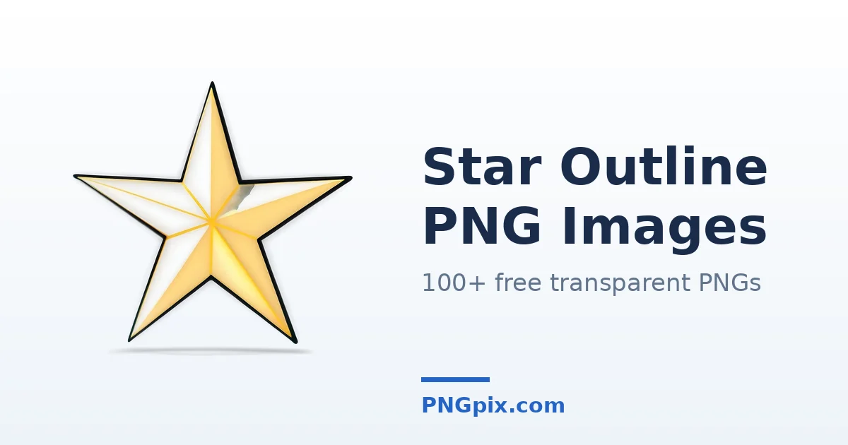 Star Outline PNG images