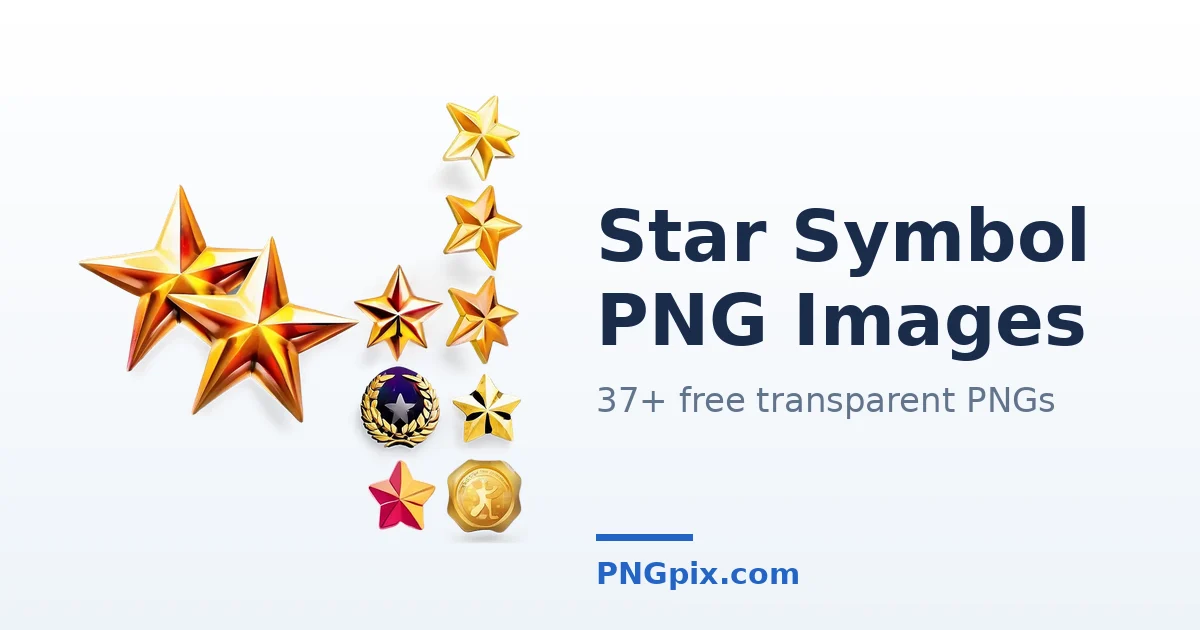 Star Symbol PNG images
