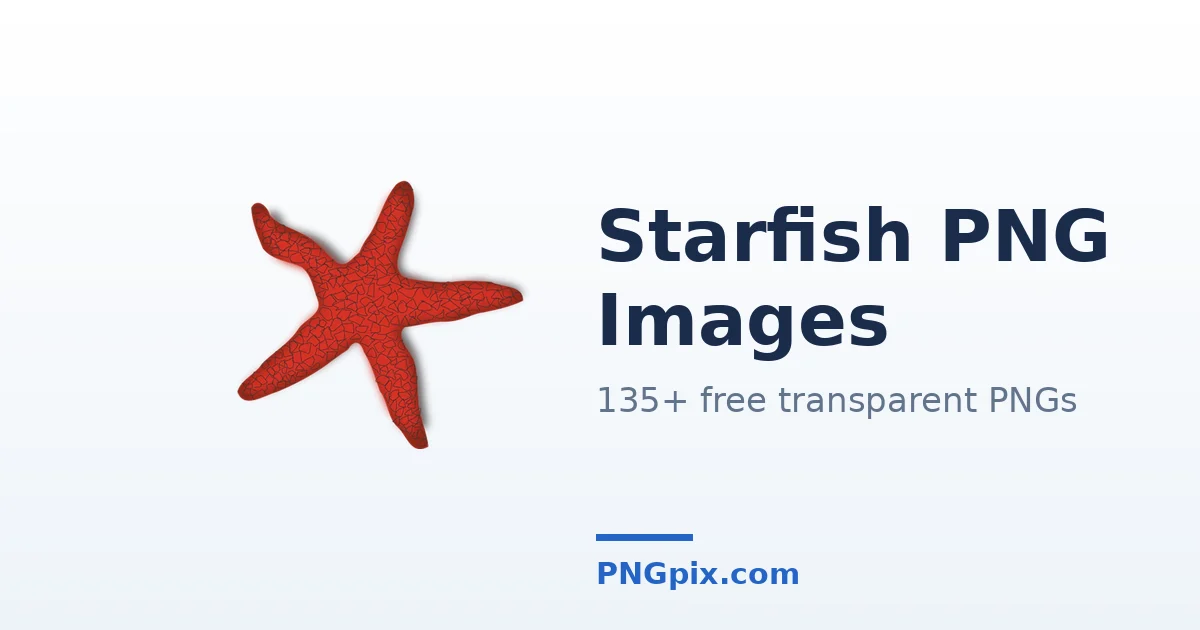 Starfish PNG images