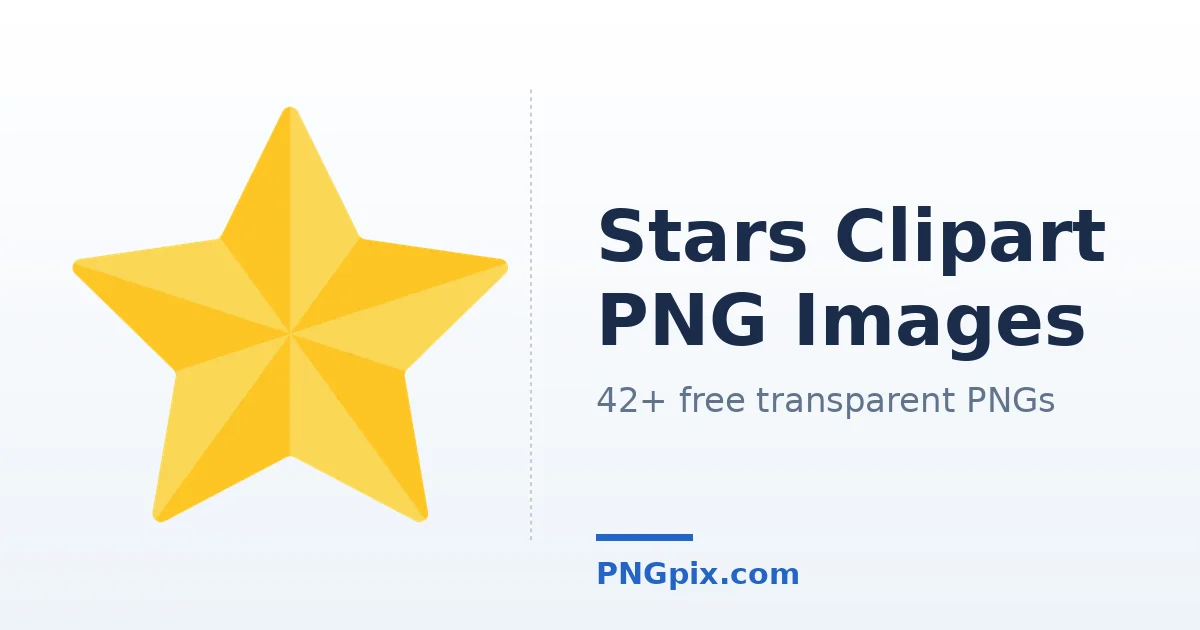 Stars Clipart PNG images