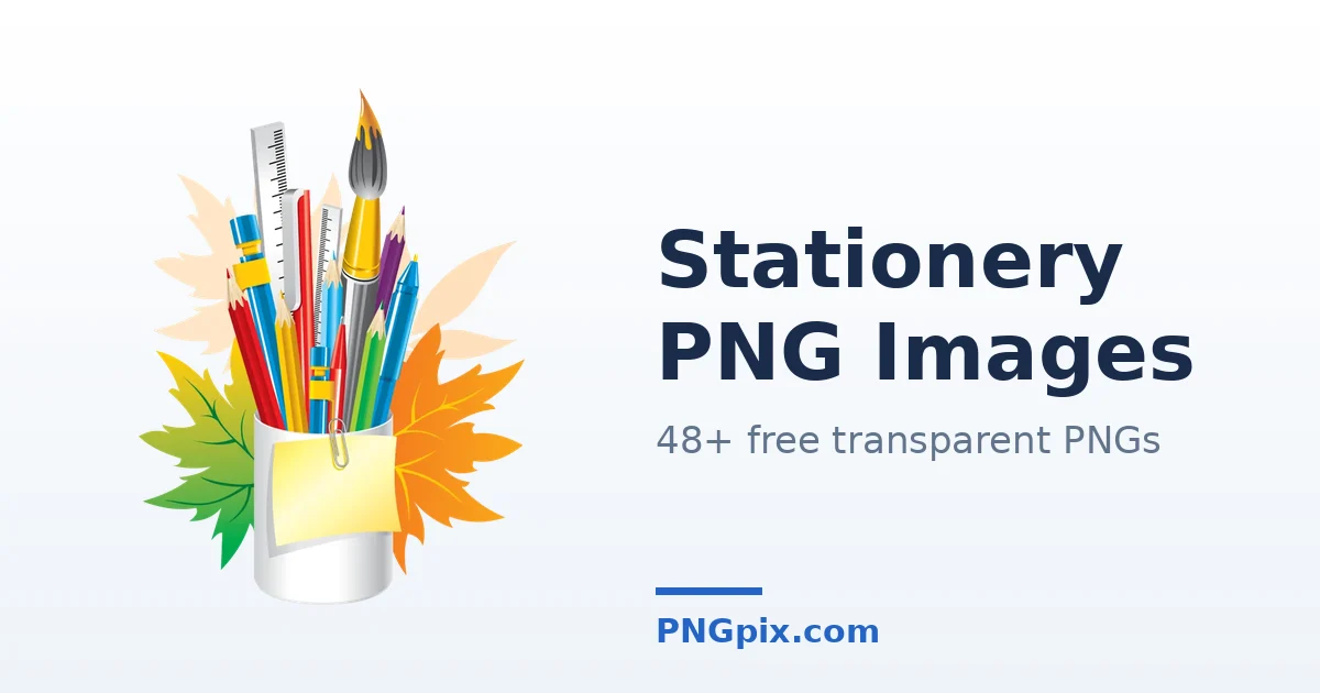 Stationery PNG images