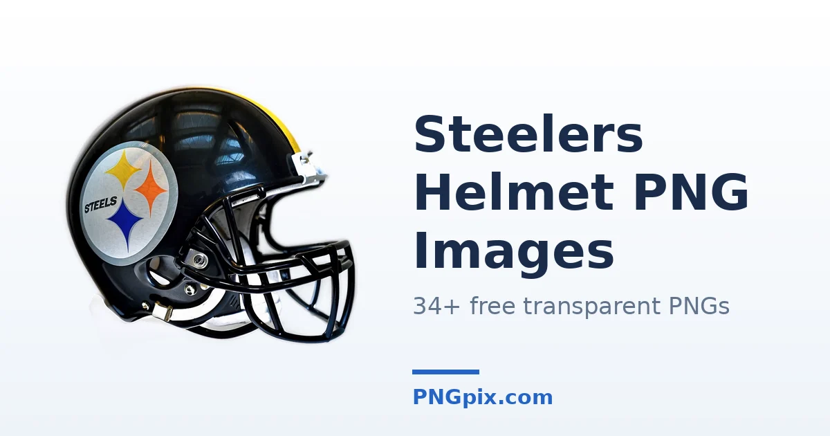 Steelers Helmet PNG images