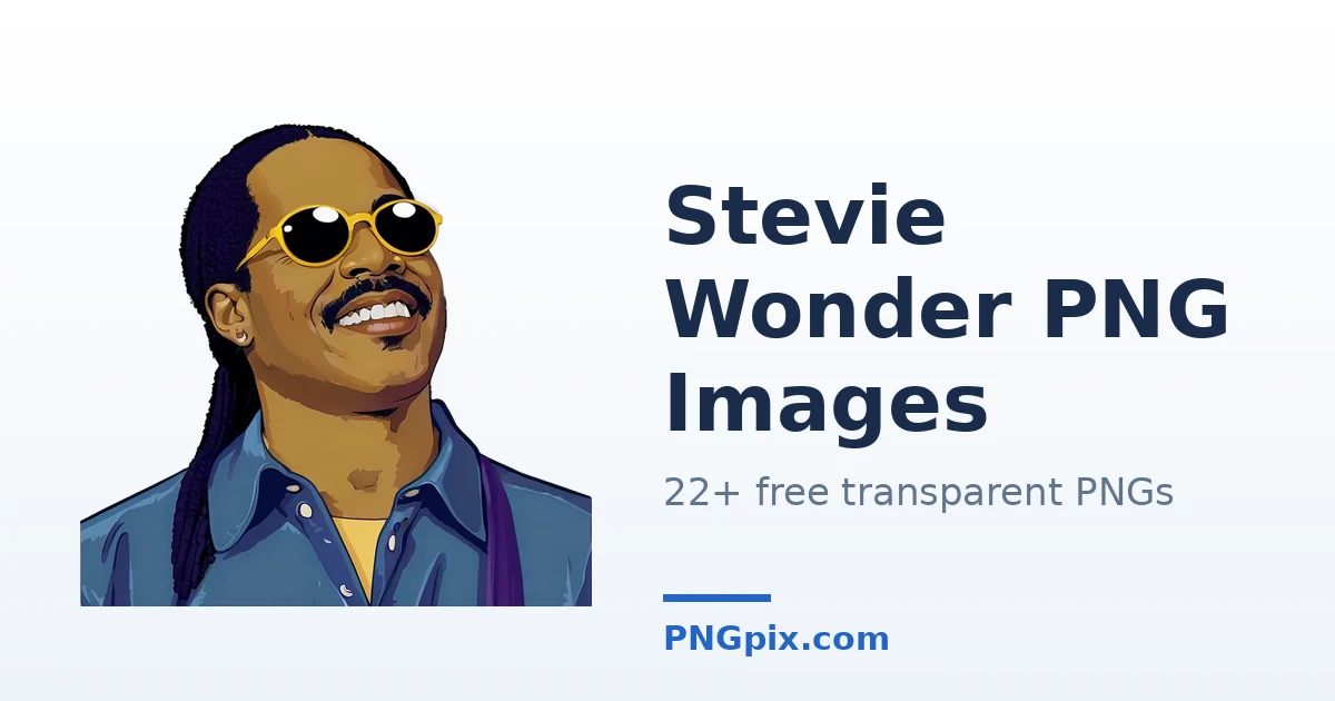 Stevie Wonder PNG images