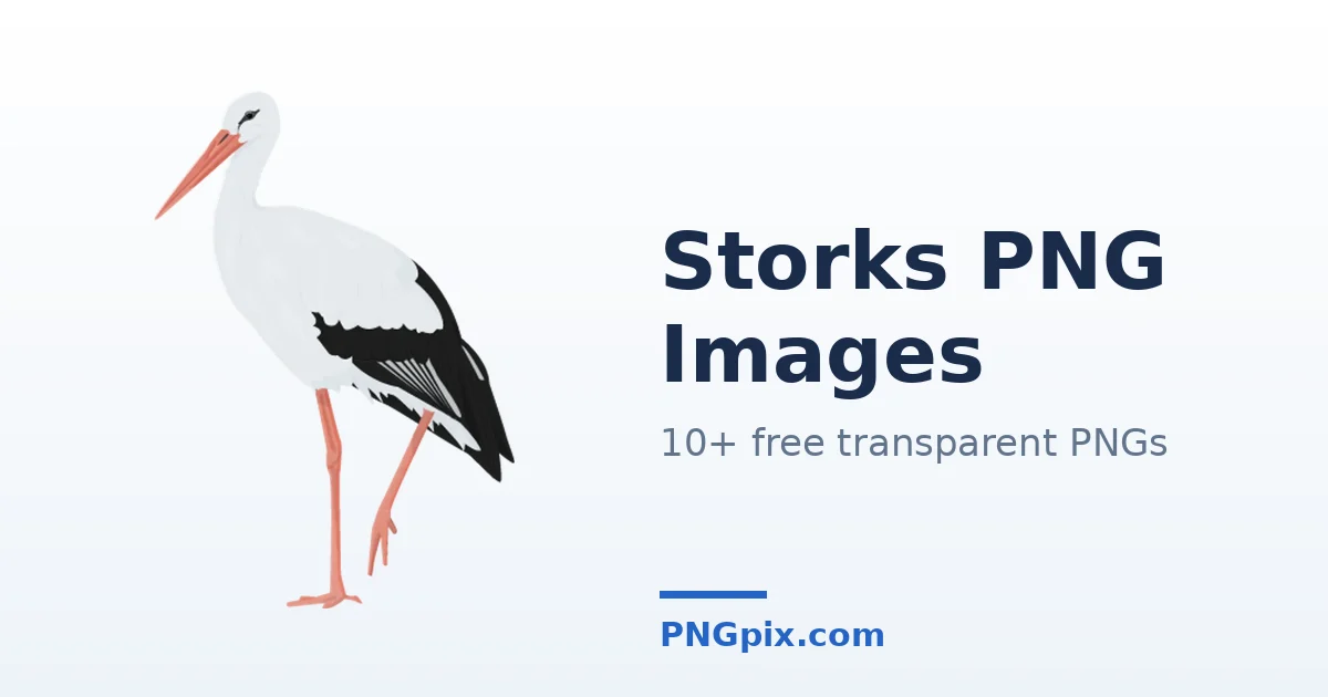 Storks PNG images