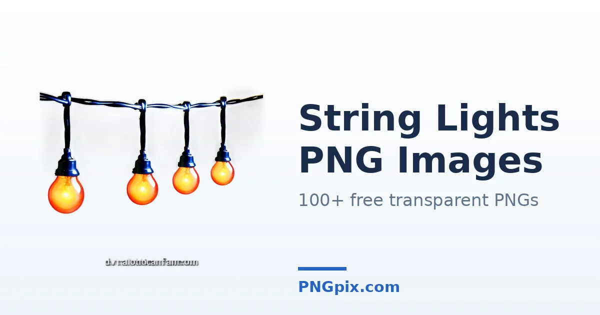 String Lights PNG images