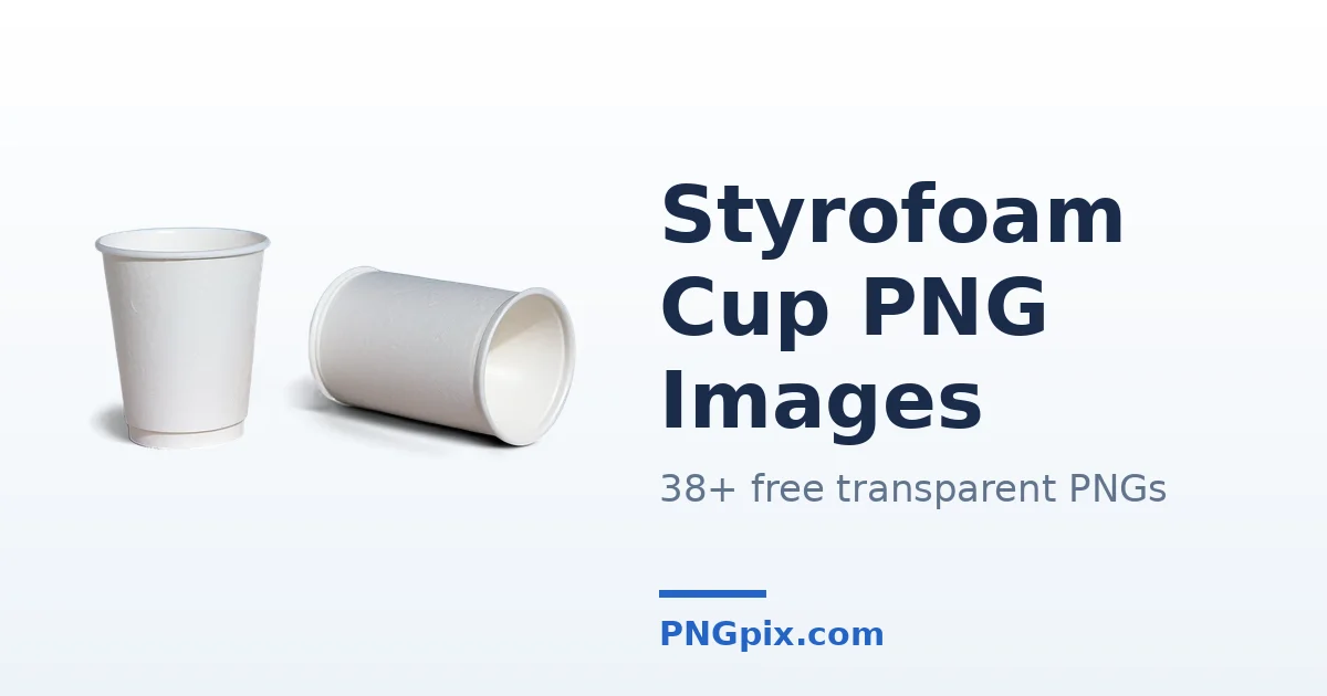 Styrofoam Cup PNG images