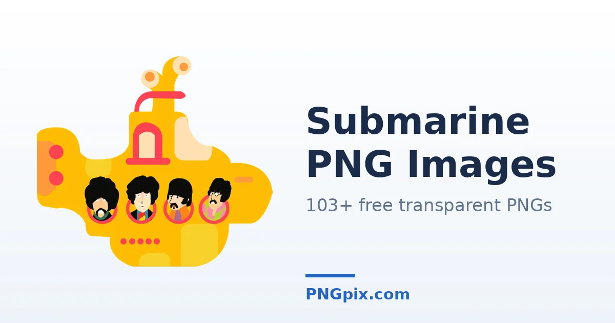 Submarine PNG images