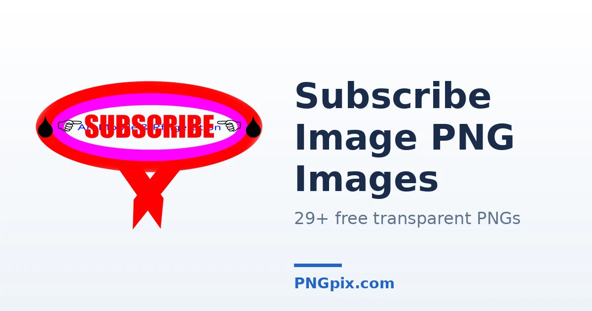 Subscribe Image PNG images