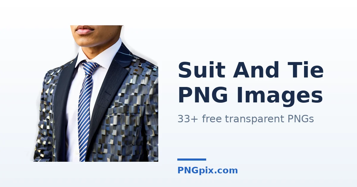 Suit And Tie PNG images