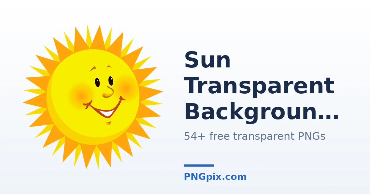 Sun Transparent Background PNG images