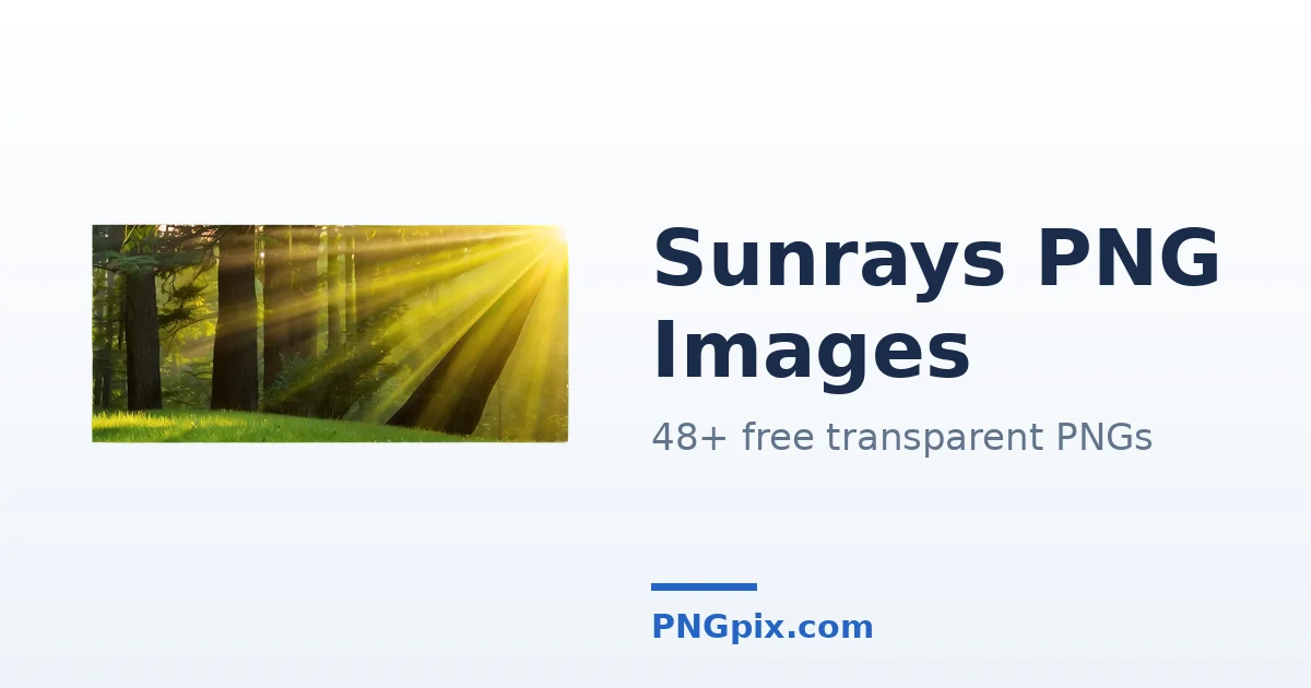Sunrays PNG images