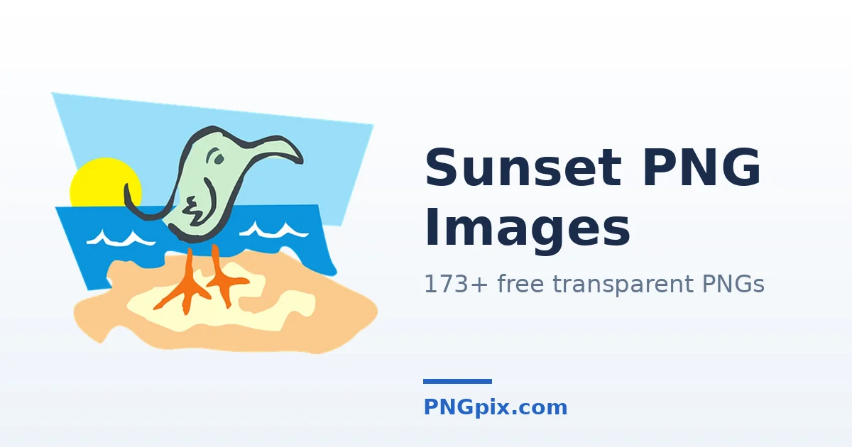 Sunset PNG images