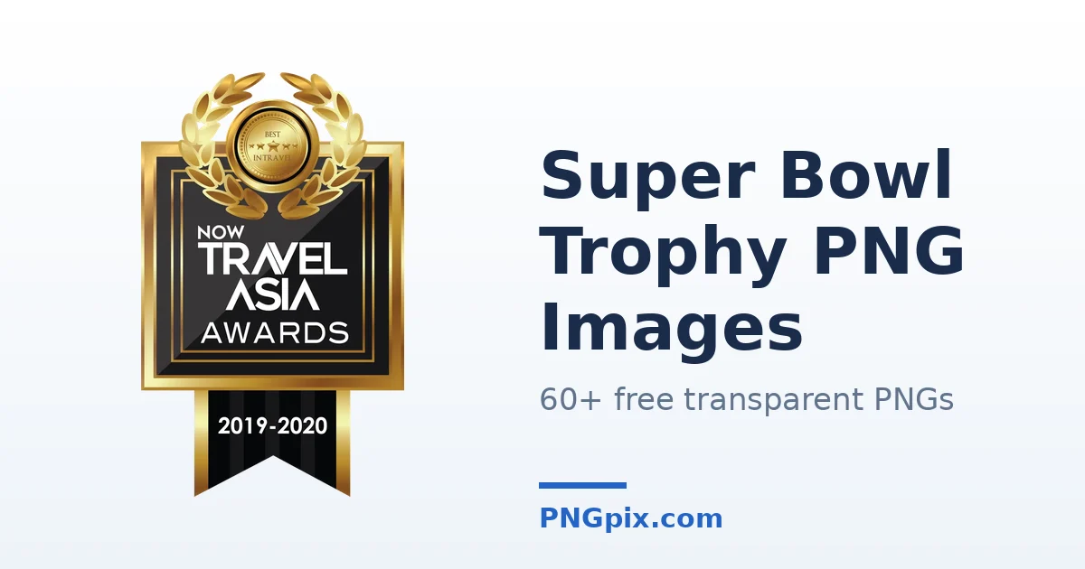 Super Bowl Trophy PNG images
