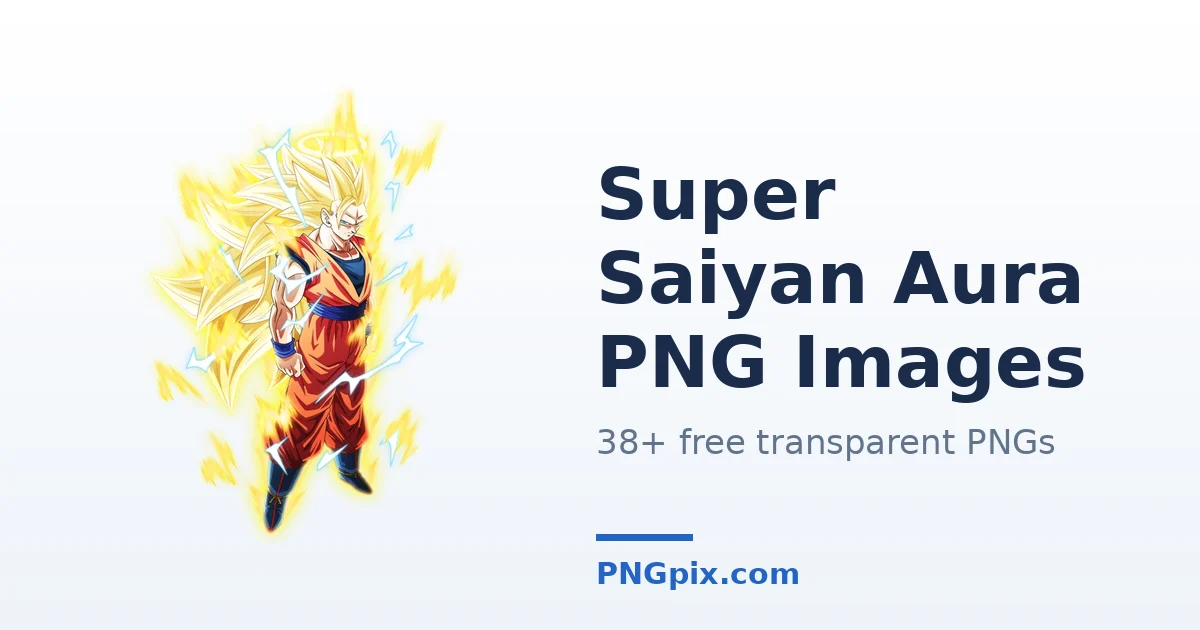 Super Saiyan Aura PNG images