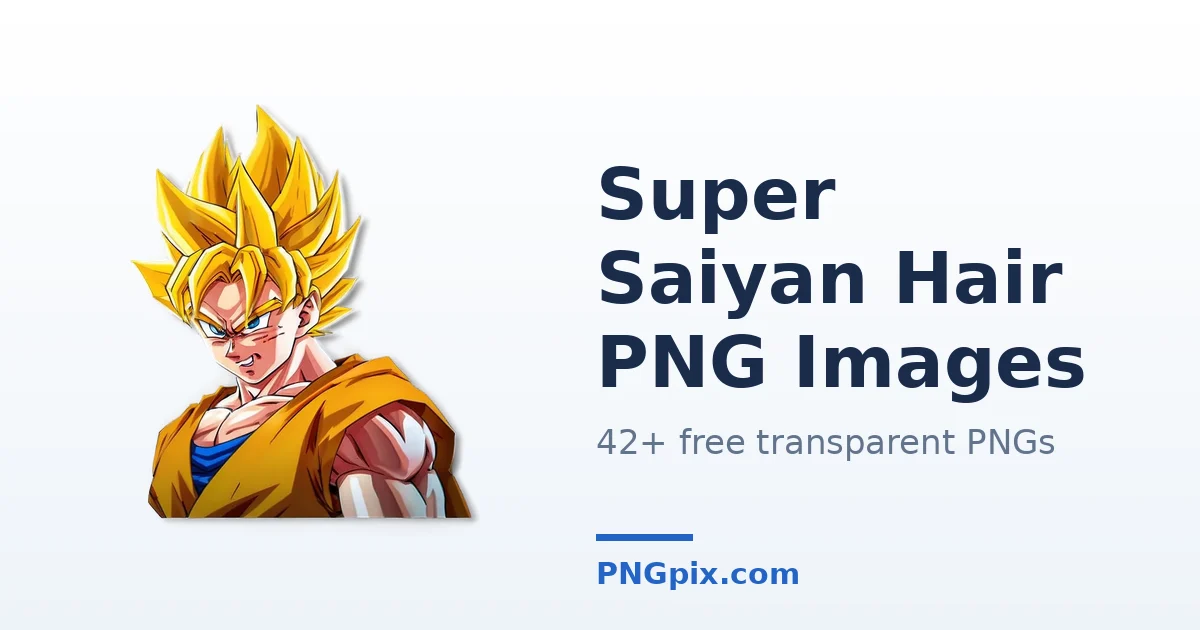 Super Saiyan Hair PNG images